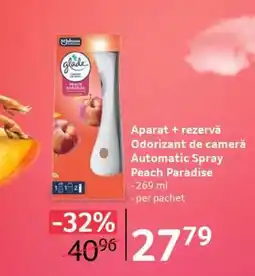 Selgros Aparat + rezervă Odorizant de cameră Automatic Spray Peach Paradise Ofertă