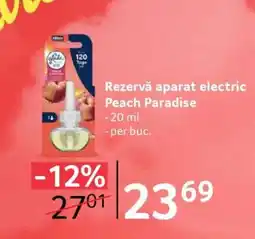 Selgros Rezervă aparat electric Peach Paradise Ofertă