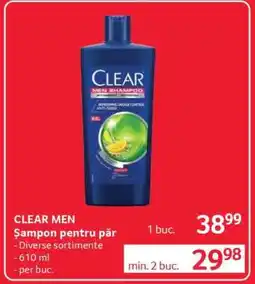 Selgros CLEAR MEN Șampon pentru păr Ofertă