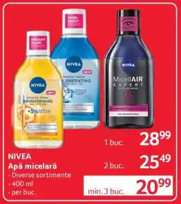 Selgros NIVEA Apă micelară Ofertă