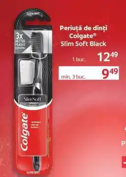 Selgros Periuță de dinți Colgate Slim Soft Black Ofertă