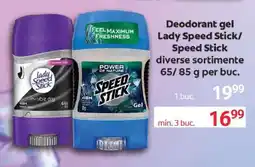 Selgros Deodorant gel Lady Speed Stick/Speed Stick Ofertă