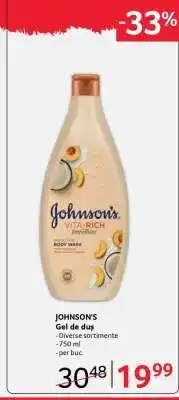 Selgros JOHNSON'S Gel de duș Ofertă