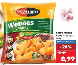 Kaufland FARM FRITES Cartofi wedges 600 g Ofertă