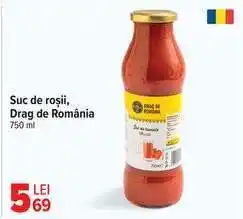 Carrefour Suc de roșii Drag de România Ofertă