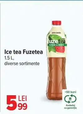 Carrefour Ice Tea Fuzetea Ofertă