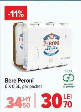Carrefour Bere Peroni Ofertă