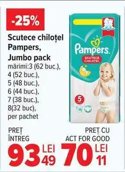 Carrefour Scutece chiloțel Pampers, Jumbo pack Ofertă