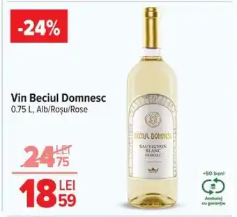 Carrefour Vin Beciul Domnesc Ofertă
