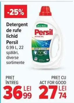 Carrefour Detergent de rufe lichid, Persil Ofertă