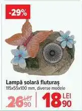 Carrefour Lampă solară fluturaș Ofertă