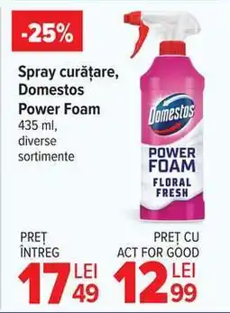 Carrefour Spray curățare, Domestos Power Foam Ofertă