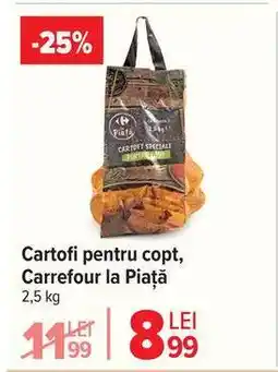 Carrefour Cartofi pentru copt, Carrefour La Piață Ofertă