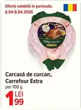 Carcasă de curcan, Carrefour Extra
