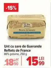 Carrefour Unt cu sare de Guerande Reflets de France Ofertă