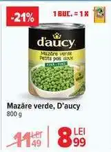 Carrefour Mazăre verde D’AUCY Ofertă