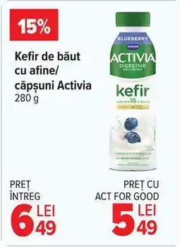 Carrefour Kefir de băut cu afine/căpșuni Activia Ofertă