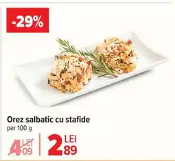 Carrefour Orez sălbatic cu stafide Ofertă