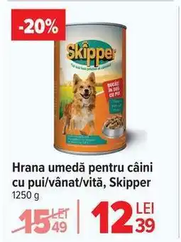 Carrefour Hrana umedă pentru câini cu pui/vânat/vită, Skipper Ofertă