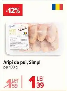 Carrefour Aripi de pui, Simpl Ofertă