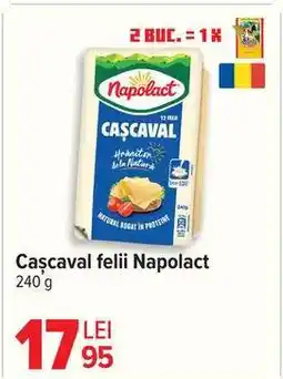 Carrefour Cașcaval felii Napolact Ofertă
