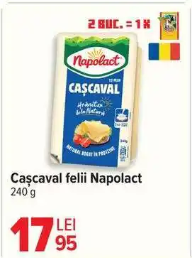 Carrefour Cașcaval felii Napolact Ofertă