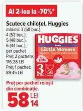 Carrefour Scutece chiloțel, Huggies Ofertă