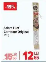 Carrefour Salam Fuet Carrefour Original Ofertă