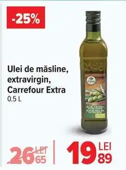 Carrefour Ulei de măsline, extravirgin, Carrefour Extra 0.5 L Ofertă