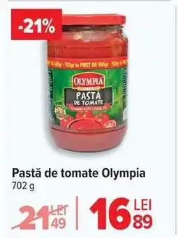 Carrefour Pastă de tomate Olympia Ofertă