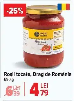 Carrefour Roșii tocate Drag de România Ofertă