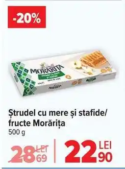 Carrefour Ștrudel cu mere și stafide/fructe Morărița Ofertă