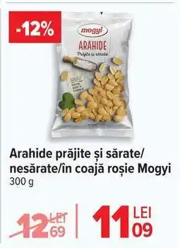 Carrefour Arahide prăjite și sărate/nesărate/în coajă roșie Mogyi Ofertă