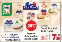 Carrefour Cremă de brânză Ile de France Ofertă
