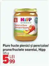 Carrefour Piure fructe piersici și pere/caise/prune/fructele soarelui, Hipp Ofertă