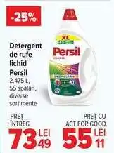 Carrefour Detergent de rufe lichid, Persil Ofertă