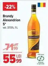 Carrefour Brandy Alexandrion 5 Ofertă