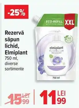 Carrefour Rezervă săpun lichid, Elmiplant Ofertă
