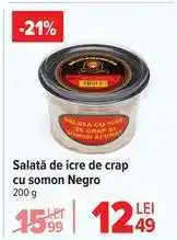 Carrefour Salată de icre de crap cu somon Negro Ofertă