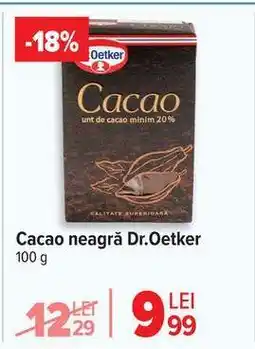 Carrefour Cacao neagră Dr.Oetker Ofertă
