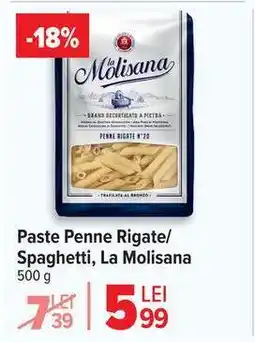 Carrefour Paste Penne Rigate/Spaghetti, La Molisana Ofertă