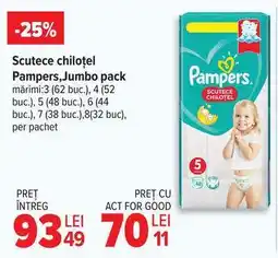 Carrefour Scutece chiloțel Pampers, Jumbo pack Ofertă