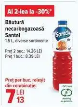 Carrefour Băutură necarbogazoasă Santal Ofertă
