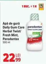 Carrefour Parodontax Daily Gum Care Mouthwash Ofertă