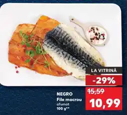 Kaufland NEGRU File macrou afumat Ofertă