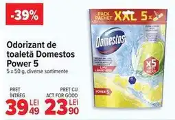 Carrefour Odorizant de toaletă, Domestos Power 5 Ofertă
