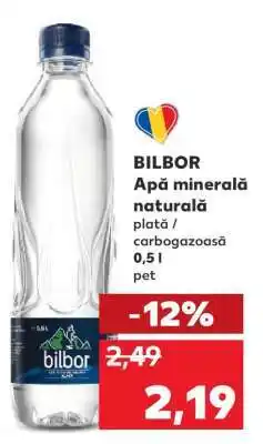 Kaufland BILBOR Apă minerală naturală Ofertă