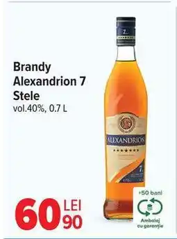 Carrefour Brandy Alexandrion 7 stele Ofertă