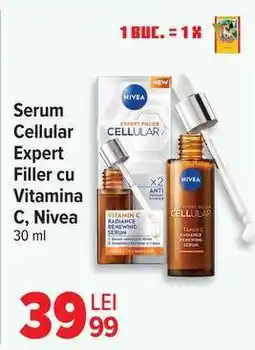 Carrefour Serum Cellular Expert Filler cu Vitamina C, Nivea Ofertă
