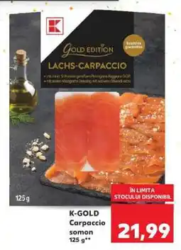 Kaufland K-GOLD Carpaccio somon Ofertă